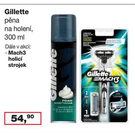 Gillette 300 ml Ráj drogerie
