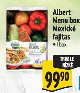 Albert Menu box Mexické fajitas