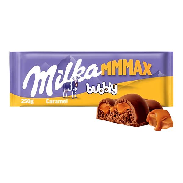 Milka čokoláda Mmmax Bubbly Caramel
