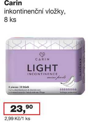 Carin 8 ks Ráj drogerie