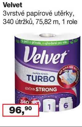Velvet 1 role Ráj drogerie
