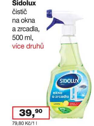 Sidolux 500 ml Ráj drogerie