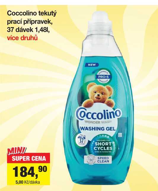 Coccolino tekutý prací přípravek, 37 dávek 1,48 l Šlak
