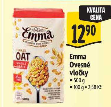 Emma Ovesné vločky, 500 g
