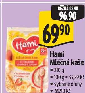 Hami Mléčná kaše 210 g