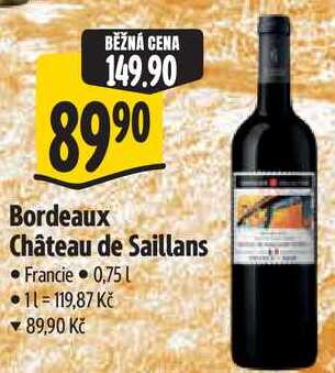 Bordeaux Château de Saillans, 0,75 l