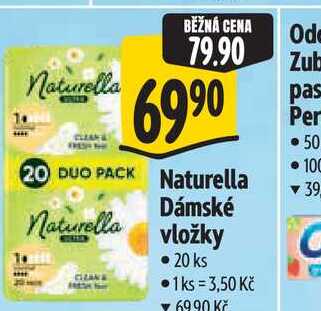 Naturella  Dámské vložky 20 ks Albert