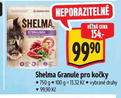Shelma Granule pro kočky 750 g