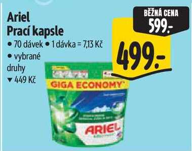Ariel Prací kapsle, 70 dávek Albert