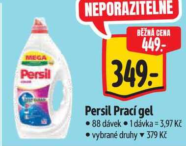 Persil Prací gel, 88 dávek Albert
