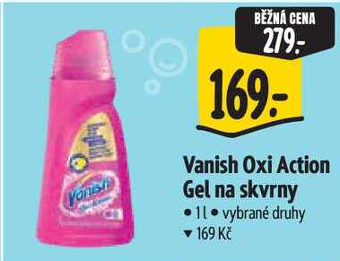 Vanish Oxi Action Gel na skvrny, 1 l Albert