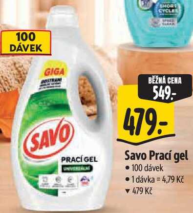Savo Prací gel, 100 dávek Albert