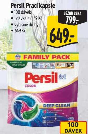 Persil Prací kapsle, 100 dávek