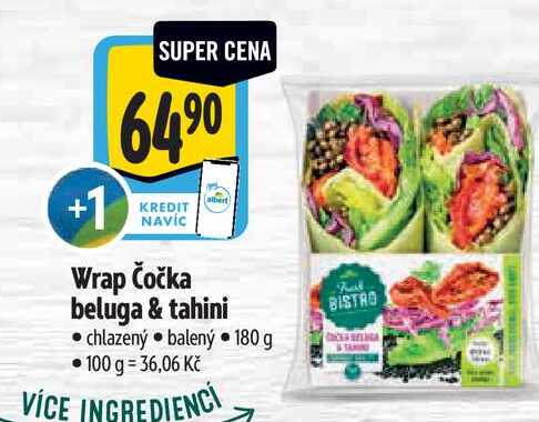   Wrap Čočka beluga & tahini  180 g