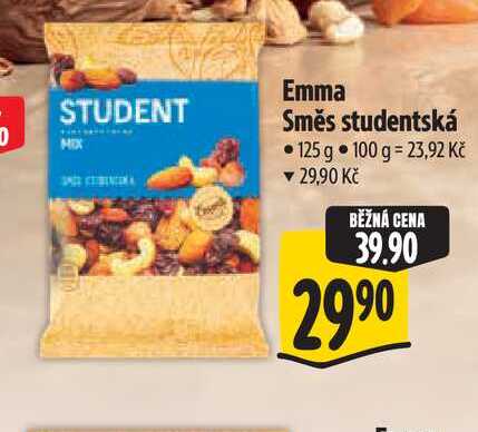   Emma Směs studentská 125 g 