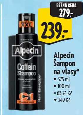 Alpecin Šampon na vlasy, 375 ml Albert
