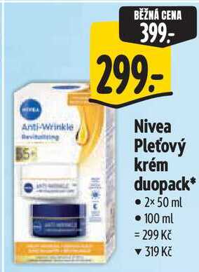 Nivea Pleťový krém duopack, 2x 50 ml Albert