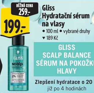 Gliss Hydratační sérum na vlasy, 100 ml  