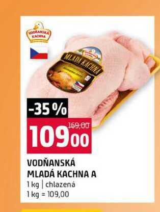 VODŇANSKÁ MLADÁ KACHNA A 1 kg chlazená