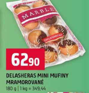 DELASHERAS MINI MUFINY MRAMOROVANÉ 180 g 