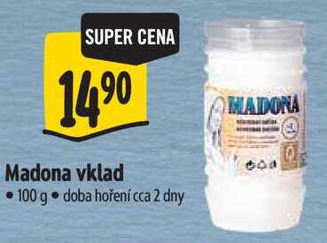 Madona vklad