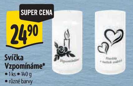 Svíčka Vzpomínáme*