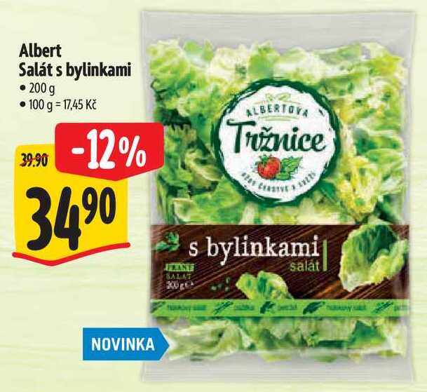 Albert Salát s bylinkami, 200 g