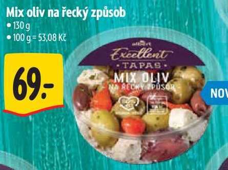 Mix oliv na řecký způsob, 130 g