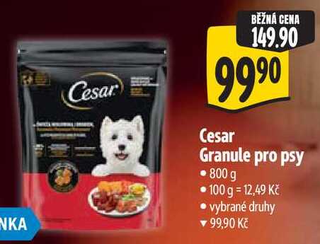 Cesar Granule pro psy, 800 g