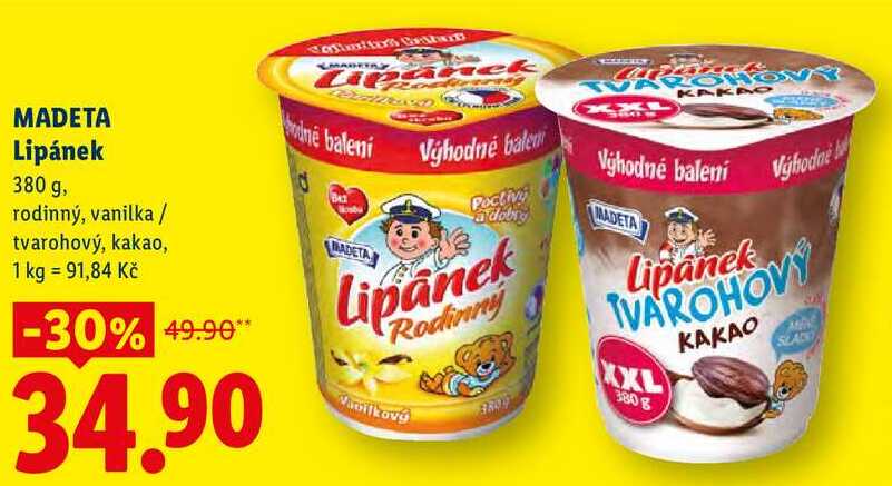 MADETA Lipánek, 380 g