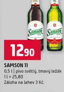 SAMSON 11 0,5l pivo světlý, tmavý ležák