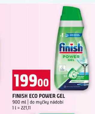 FINISH ECO POWER GEL 900 ml do myčky nádobí Terno