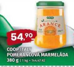COOP ITALY POMERANCOVA MARMELADA 380 g