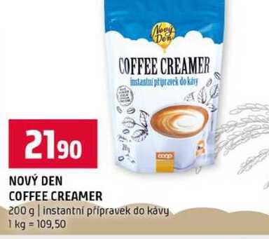 NOVÝ DEN COFFEE CREAMER 200 g instantní přípravek do kávy