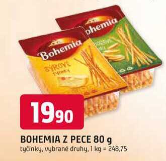 BOHEMIA Z PECE 80 g tyčinky