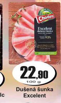 Dušená šunka Excelent 100 g