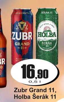 Zubr Grand 11, Holba Šerák 11 0,5 L