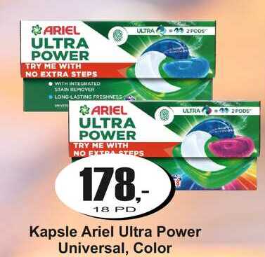 Kapsle Ariel Ultra Power Universal, Color