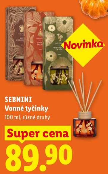 SEBNINI Vonné tyčinky, 100 ml, různé druhy