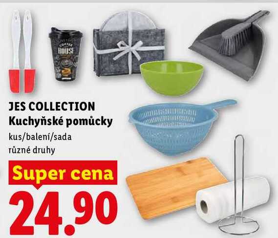JES COLLECTION Kuchyňské pomůcky, kus/balení/sada