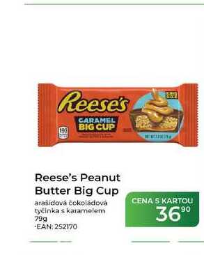 Reese's Peanut Butter Big Cup arašídová čokoládová tyčinka s karamelem 79g