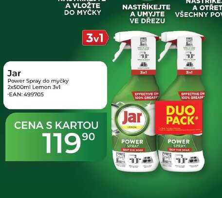 Jar Power Spray do myčky 2x500ml Tamda Foods