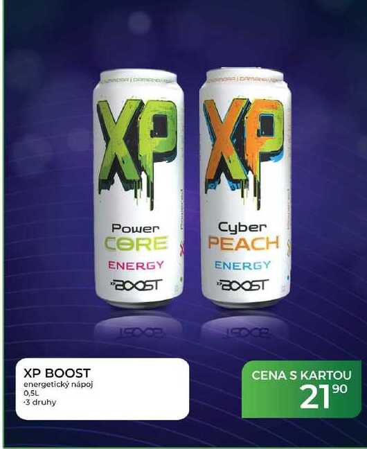 XP BOOST energetický nápoj 0,5l