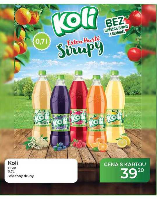 Koli sirup 0,7l