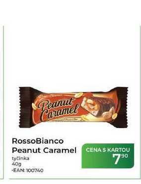RossoBianco Peanut Caramel tyčinka 40g