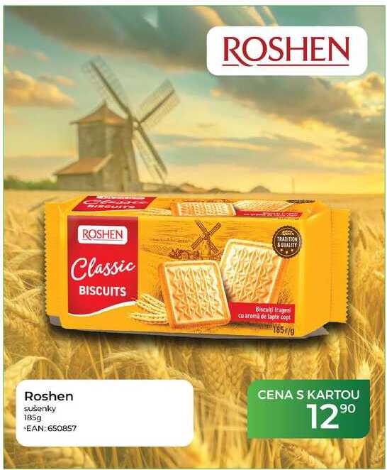 Roshen sušenky 185g