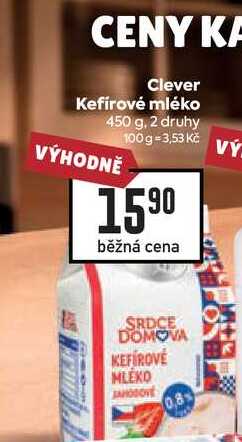 Clever Kefírové mléko 450 g