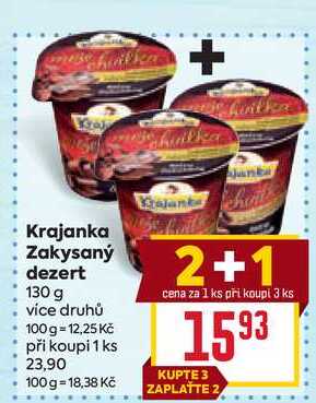 Krajanka Zakysaný dezert 130 g 