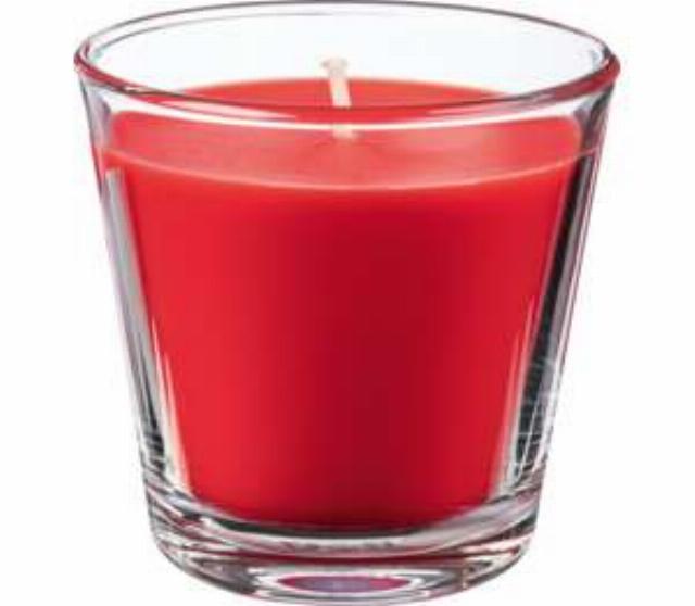 LIVARNO Vonná svíčka 115 g, červená