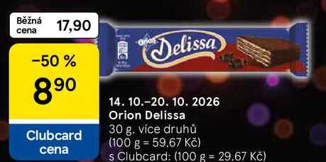 Orion Delissa, 30 g, více druhů